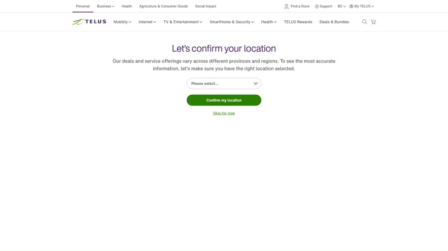 TELUS website